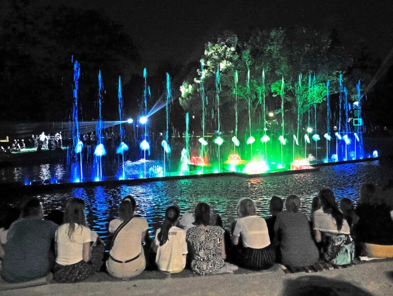 Multimedia floating fountain